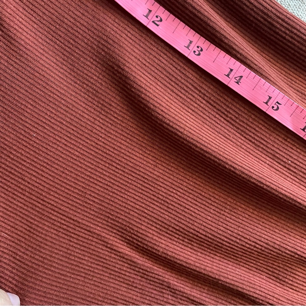 FREE PEOPLE Open Back Ribbed Long Sleeved Flowy Top - Picture 15 of 15